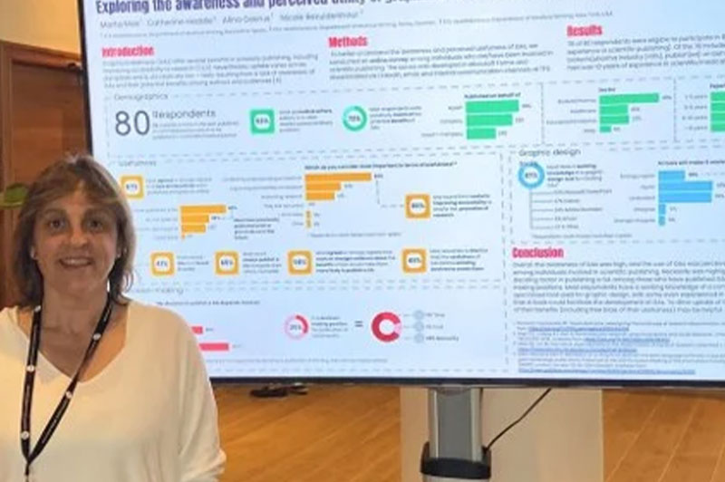 Marta Mas at the 57th European Medical Writers Association Conference