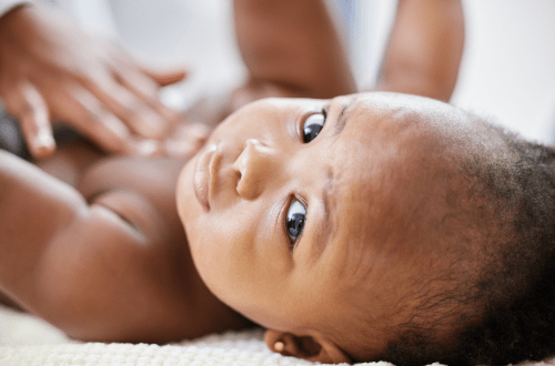 baby lying down